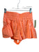 F P Movement Size XS Orange Polyester Wide Waist Band Side Pocket Runner Shorts Orange / XS