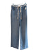 Denim Forum Size 23 Med Light Wash Cotton Blend Low Rise Zip Fly baggy Jeans Med Light Wash / 23