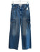 Denim Forum Size 24 Med Dark Wash Cotton Blend 5 Pocket Cargo Pockets Jeans Med Dark Wash / 24