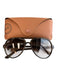 Ray Ban Blue Tortoiseshell Mirror Lens Brown Gradient Aviator Sunglasses Blue