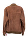 Slate & Stone Size Est M Brown Suede Solid Bomber Men's Jacket Est M