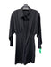 COS Size 8 Black Modal Blend Button Collar Long Sleeve Knee length Dress Black / 8