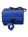 3.1 Phillip Lim Metallic Blue Grained Leather Flap Push Lock Crossbody Bag Metallic Blue / Small