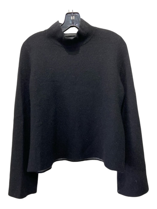 Skull Cashmere Size M Black & Gray Cashmere High Neck Long Sleeve Sweater Black & Gray / M