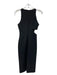 Elizabeth & James Size 4 Black Sleeveless Darted Side Cut Outs Knee length Dress Black / 4