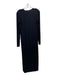 Samantha Eng. Size S Black Rayon Blend Long Sleeve Duster Cardigan Black / S