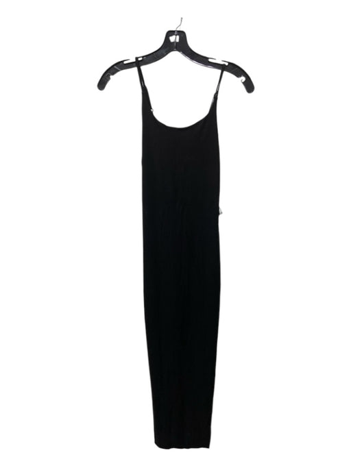 Nadia Tarr Size M Black Missing Fabric Tag Spaghetti Strap Midi Dress Black / M