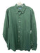 Ralph Lauren Size L Green Cotton Blend Solid Button Down Men's Long Sleeve Shirt L