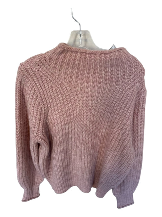 Madewell Size M Mauve Acrylic Blend Mock Neck Knit Sweater Mauve / M