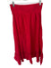 Quince Size M Red Cotton Smocked Waist Band Maxi Skirt Red / M