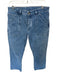 Wies Made Size 30 Med Dark Wash Cotton High Waist Button Fly Straight Leg Jeans Med Dark Wash / 30