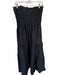 Anthropologie Size M Black Strapless Maxi Elastic Waist Tie Dress Black / M