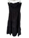 Anthropologie Size M Black Strapless Maxi Elastic Waist Tie Dress Black / M