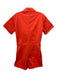 Pistola Size XS Orange Cotton Pockets Romper Orange / XS