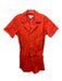 Pistola Size XS Orange Cotton Pockets Romper Orange / XS