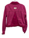 Ganni Size 38 Hot pink Cotton Button Front Patch Pocket contrast stitch Jacket Hot pink / 38