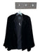 Madewell Size L Black Velvet 2 Buttons Jacket Black / L