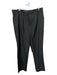 MNG Size 12 Black Polyester Blend High Waist Trouser Pants Black / 12