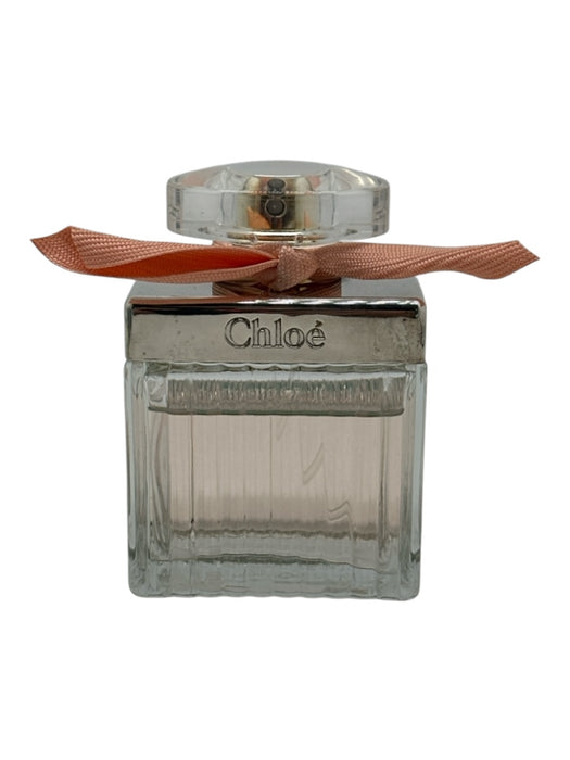 Chloe Clear Glass Bow Detail Eau De Toilette 75ml Perfume Clear