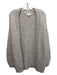 Intermix Size P Beige Wool & Alpaca Knit Open Front Cardigan Beige / P