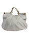 Temperley White Pebbled Leather Gold hardware Magnetic Close Bag White / M