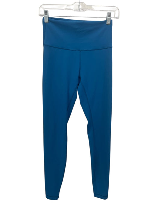 Lululemon Size 6 Blue Nylon Blend Athletic Full Length Leggings Blue / 6