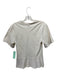 Isabel Marant Size S White Cotton Short Sleeve T Shirt Gathered Detail Top White / S