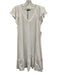 Lisa Todd Size Small White & Multi Cotton Cap Sleeve Heathered Embroidered Dress White & Multi / Small
