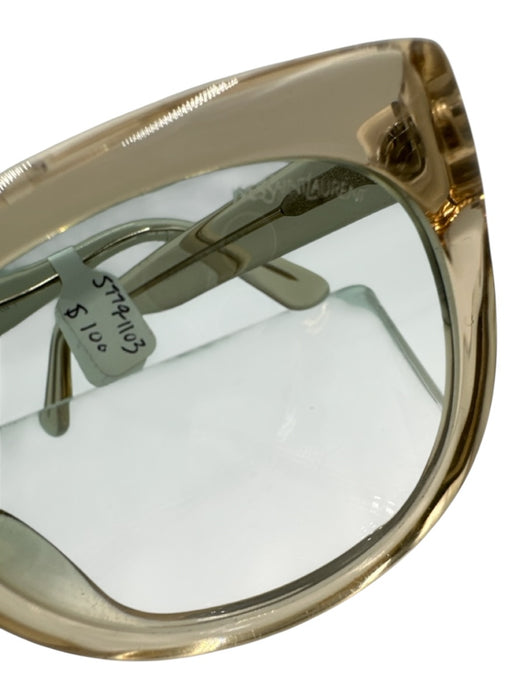Yves Saint Laurent Yellow & Green Acetate Wayfarer tinted lens Sunglasses Yellow & Green
