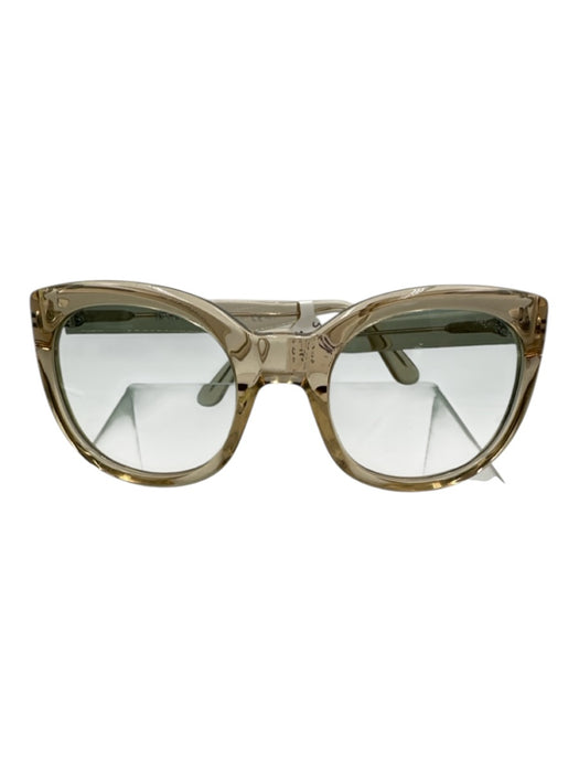 Yves Saint Laurent Yellow & Green Acetate Wayfarer tinted lens Sunglasses Yellow & Green