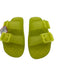 Balenciaga Shoe Size 38 Fluorescent Yellow Plastic Double Buckle Slide Sandals Fluorescent Yellow / 38