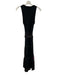 Veronica Beard Jeans Size M Black Pima Cotton Blend Sleeveless Ribbed Knit Dress Black / M