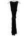 Veronica Beard Jeans Size M Black Pima Cotton Blend Sleeveless Ribbed Knit Dress Black / M