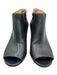 Maison Margiela Shoe Size 38.5 Navy Leather open toe Zip Close Block Heel Boots Navy / 38.5