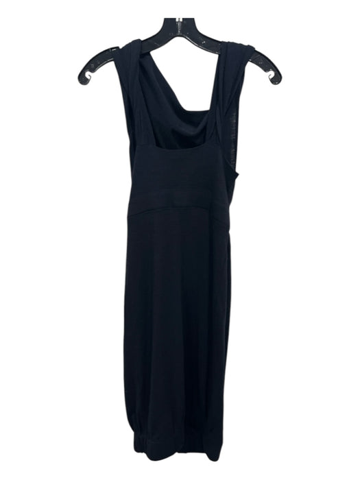 Vivienne Westwood Size S Navy Blue Wool Blend Cowl Neck Sleeveless Dress Navy Blue / S