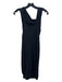 Vivienne Westwood Size S Navy Blue Wool Blend Cowl Neck Sleeveless Dress Navy Blue / S