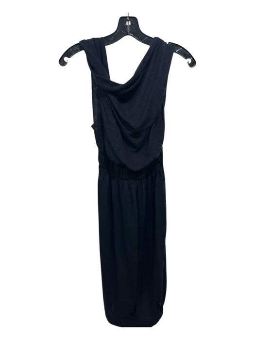 Vivienne Westwood Size S Navy Blue Wool Blend Cowl Neck Sleeveless Dress Navy Blue / S