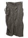 All Saints Size 4 Brown & Gray Wool Blend Pencil Heathered Back Zip Skirt Brown & Gray / 4