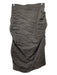 All Saints Size 4 Brown & Gray Wool Blend Pencil Heathered Back Zip Skirt Brown & Gray / 4