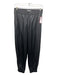 Babaton Size S Black PU leather Elastic Waist Jogger Pockets Pants Black / S