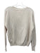 Lisa Todd Size L Cream Cotton Waffle Knit Crew Neck Ribbed Top Cream / L