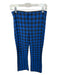 Maeve Size XS Blue & Black Polyester Blend Elastic Waist Buffalo Check Pants Blue & Black / XS