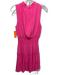 Sail To Sable Size S Bright Pink Viscose & Rayon Sleeveless Smocked Waist Dress Bright Pink / S