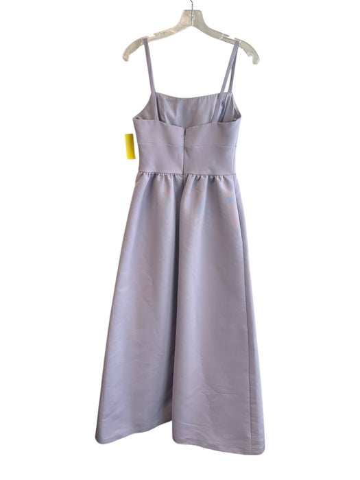 Amsale Size 6 Lavendar Polyester Spaghetti Strap Back Zip floor length Gown Lavendar / 6