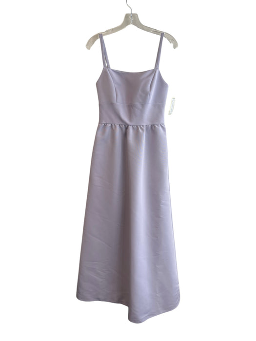Amsale Size 6 Lavendar Polyester Spaghetti Strap Back Zip floor length Gown Lavendar / 6
