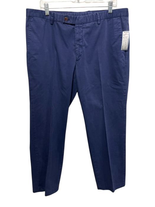 Hackett London Size 38 Blue Cotton Solid Khakis Men's Pants Blue / 38