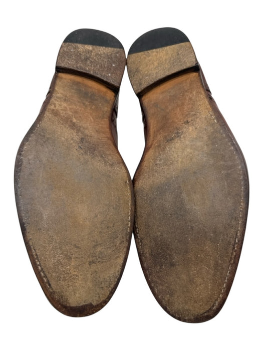 Grenson Shoe Size 10F Brown Leather Broguing Dress Men's Shoes Brown / 10F