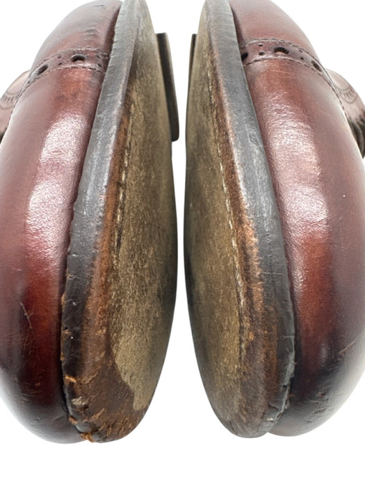 Grenson Shoe Size 10F Brown Leather Broguing Dress Men's Shoes Brown / 10F