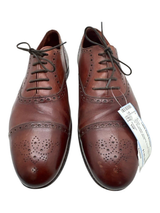 Grenson Shoe Size 10F Brown Leather Broguing Dress Men's Shoes Brown / 10F