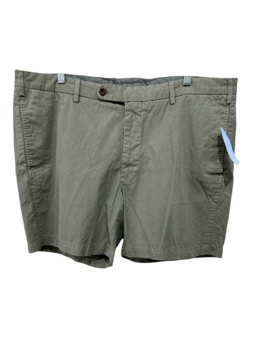 Sid Mashburn Size 40 Green Cotton Solid Zip Fly Men's Shorts Green / 40